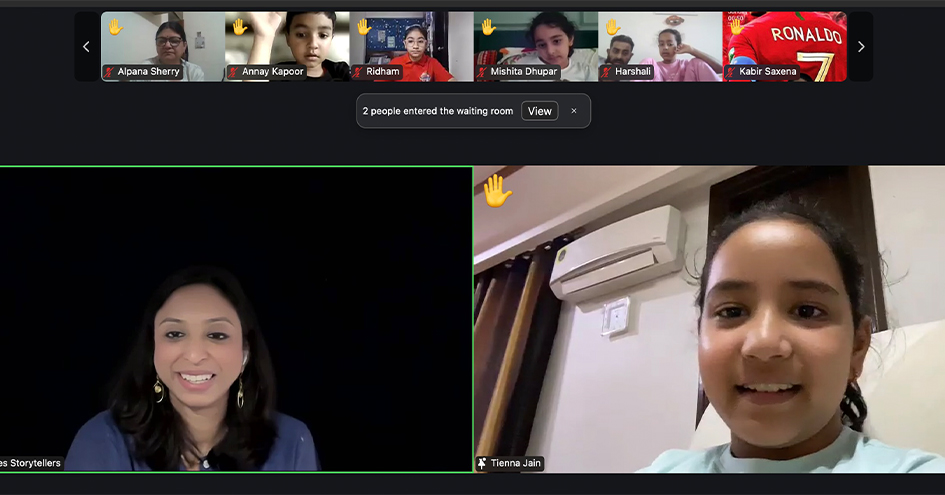 Muskaan-Puppetry-Session-with-Shreedevi-Sunil